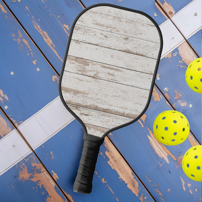 Raquette De Pickleball Cartes blanches en bois (Créateur téléchargé)