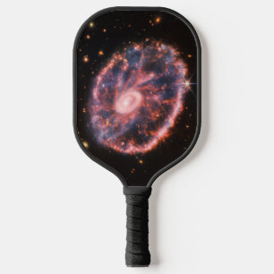 Raquette De Pickleball Cartwheel Galaxy JWST James Webb Télescope spatial