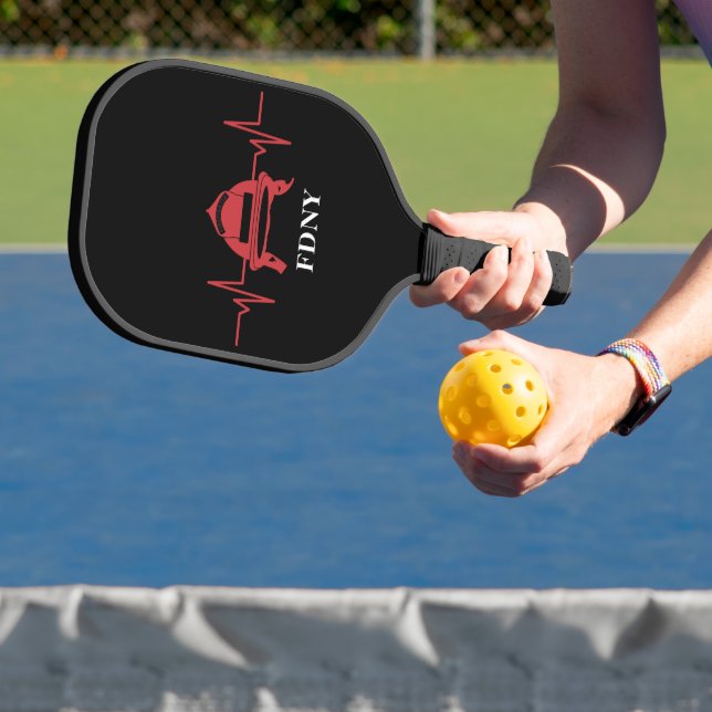 Raquette De Pickleball Casque de pompier Heartbeat personnalisé (Insitu)