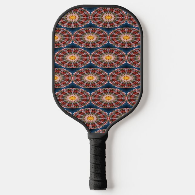 Raquette De Pickleball Cercles décoratifs Abstraits motif (Recto)