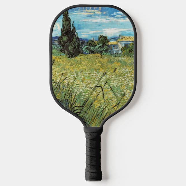 Raquette De Pickleball Champ de blé vert Vincent van Gogh (Recto)