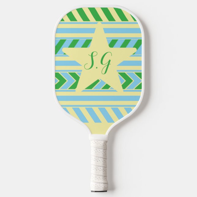 Raquette De Pickleball Champions Pickle Ball Monogrammed Racket (Recto)