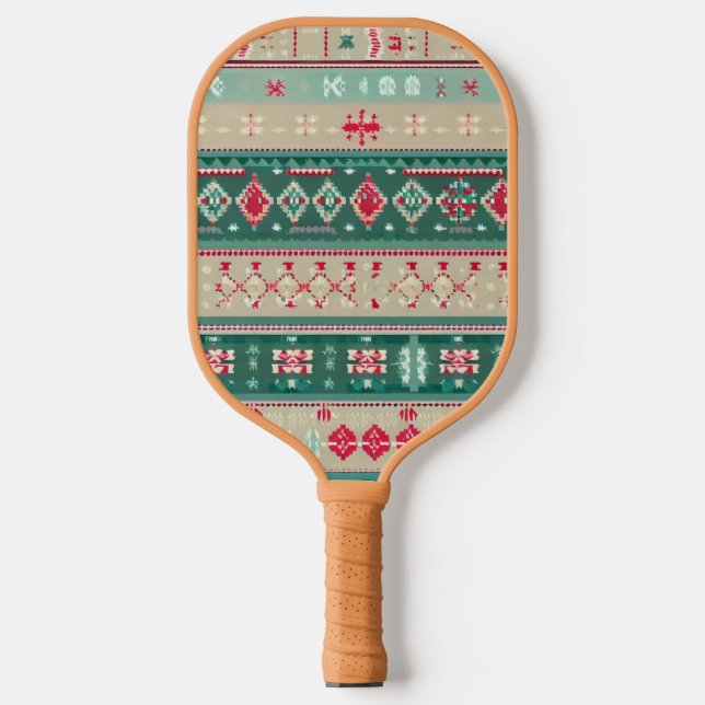 Raquette De Pickleball Chandail moche de Noël (2) (Recto)