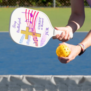 Raquette De Pickleball CHANTONS ALLELUIA CHRIST EST RESSUSCITÉ Pâques