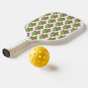 Raquette De Pickleball Chapeau de sombrero d'art de cactus Yeux Amusant V
