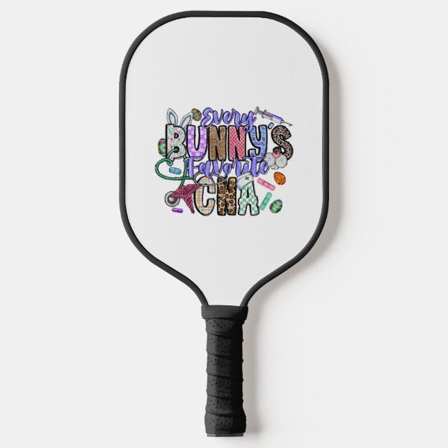 Raquette De Pickleball Chaque Bunnys Favori CNA (Recto)