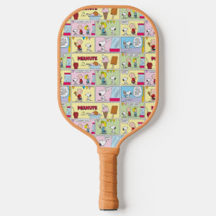 Raquette De Pickleball Charlie Brown, Snoopy & Sally   Crème glacée