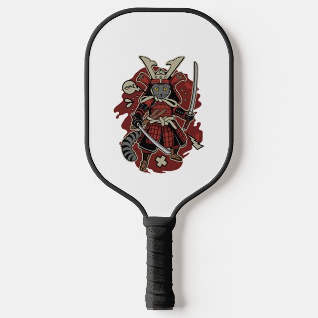 Raquette De Pickleball Chat blindé Samurai (Recto)