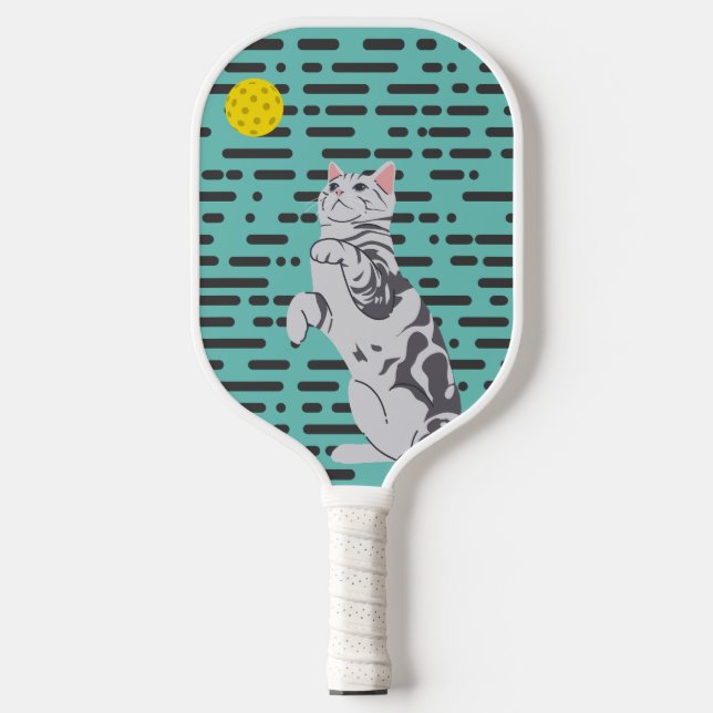 Raquette De Pickleball Chat drôle (Recto)