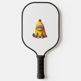 Raquette De Pickleball Chat en costume de banane