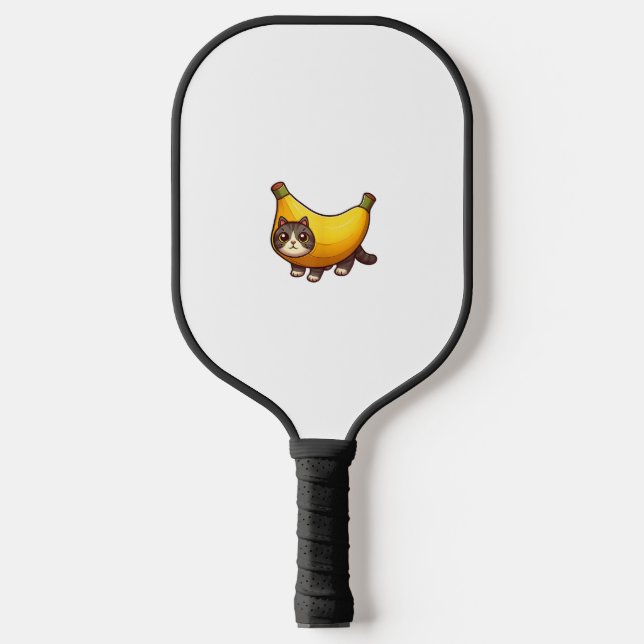 Raquette De Pickleball Chat en costume de banane (Recto)