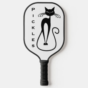 Raquette De Pickleball Chat noir maigre fantaisiste personnel