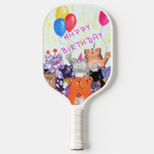 Raquette De Pickleball Chats Anniversaire Pickleball Paddle Cadeau