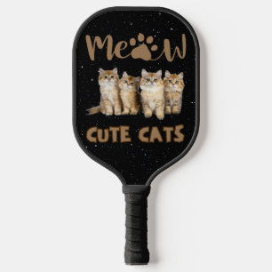 Raquette De Pickleball Chats mignons