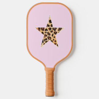Raquette De Pickleball Cheetah Print Star sur Pickle Pickle Paddle