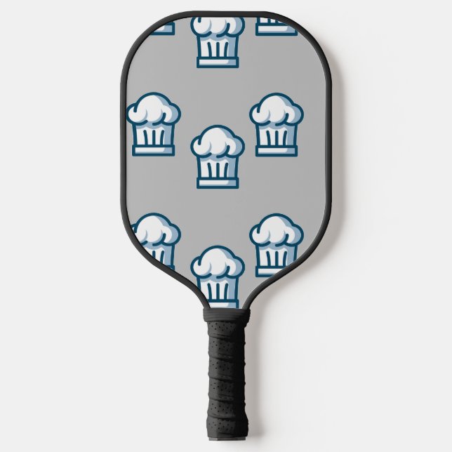 Raquette De Pickleball Chef casquettes sur gris (Recto)