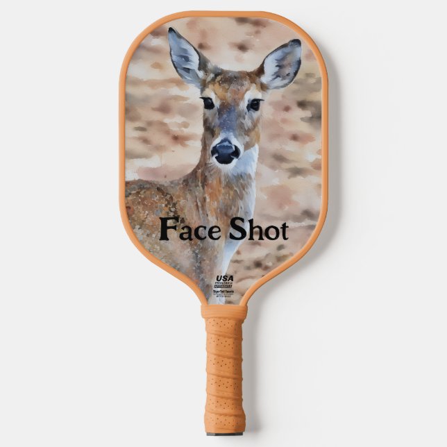Raquette De Pickleball Chefs Art Visage Tiré et Pagaie personnalisée (Recto)