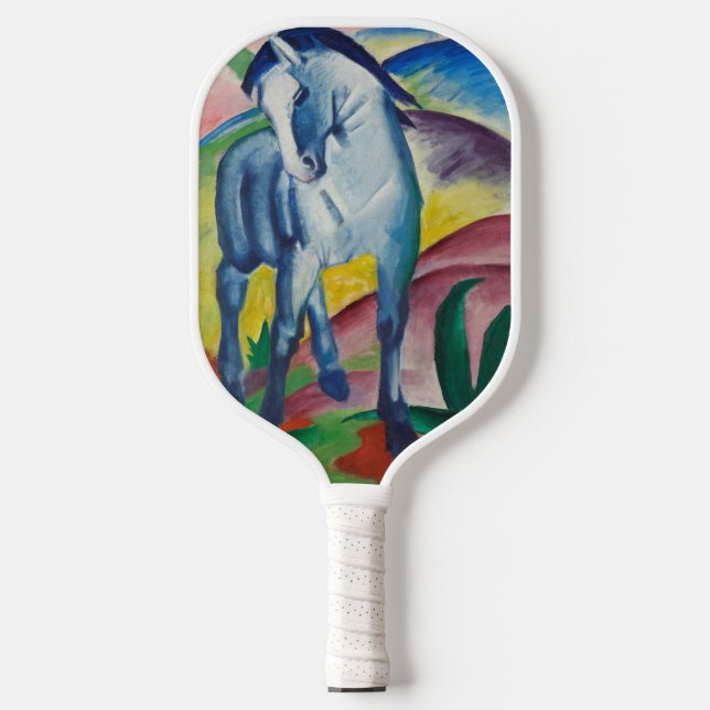 Raquette De Pickleball Cheval bleu de Franz Marc, Art Vintage (Recto)
