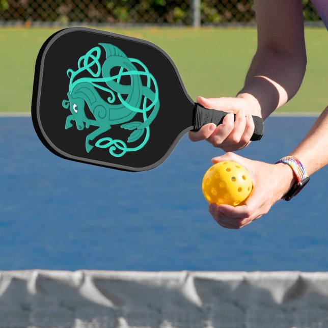 Raquette De Pickleball Cheval Celtique Vert (Insitu)
