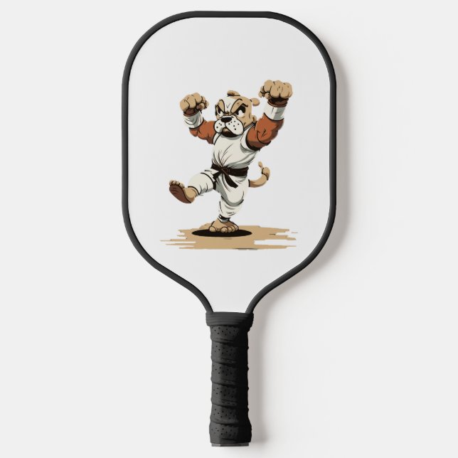 Raquette De Pickleball Chien connaît Karate (Recto)