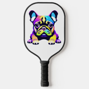 Raquette De Pickleball Chien de Carlin coloré Chien Chien Chien Chien Chi