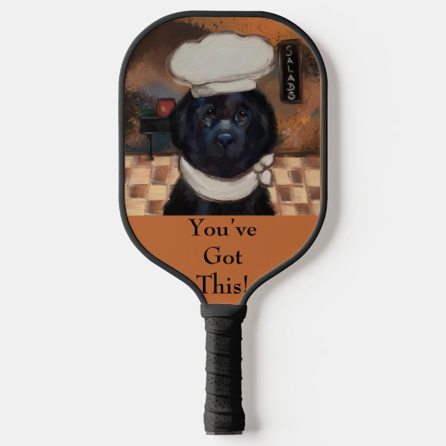 Raquette De Pickleball Chien de Terre-Neuve         (Recto)