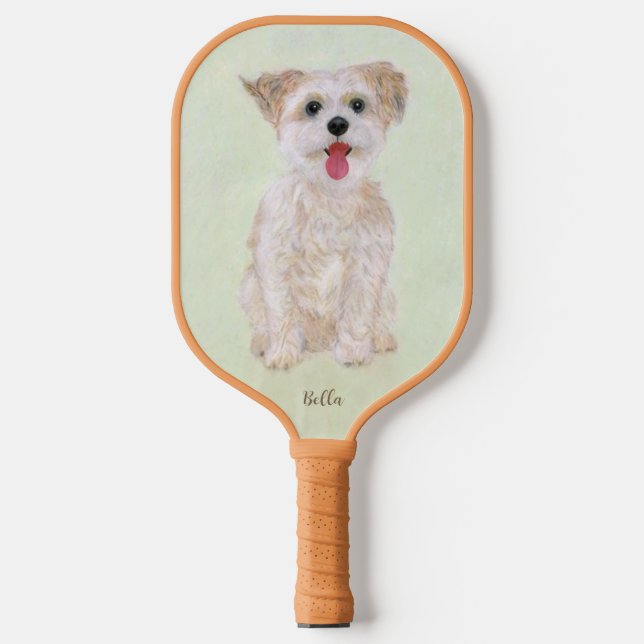 Raquette De Pickleball Chien Morkie (Recto)