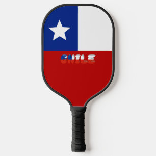 Raquette De Pickleball Chilean flag