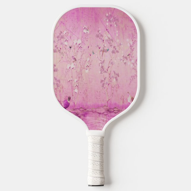 Raquette De Pickleball Chinoiserie rose (Recto)