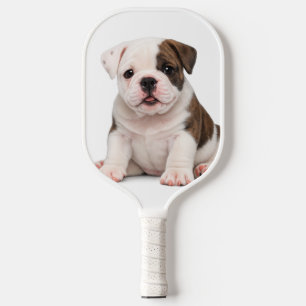 Raquette De Pickleball Chiot Bouledogue Anglais Mignon