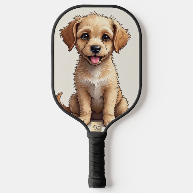 Raquette De Pickleball Chiot numéro un Pickleball Paddle (Recto)