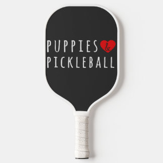 Raquette De Pickleball Chiots Et Pickelball Mignons Pickelball Hommes Fem