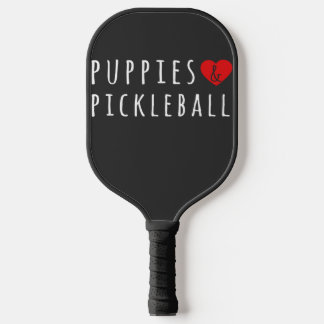 Raquette De Pickleball Chiots Et Pickelball Mignons Pickelball Hommes Fem