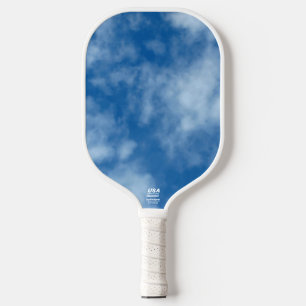 Raquette De Pickleball Ciel bleu avec nuages Photographie de la nature