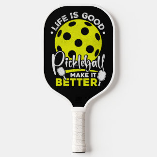 Raquette De Pickleball Citation de joueur de pickleball néon jaune vibran