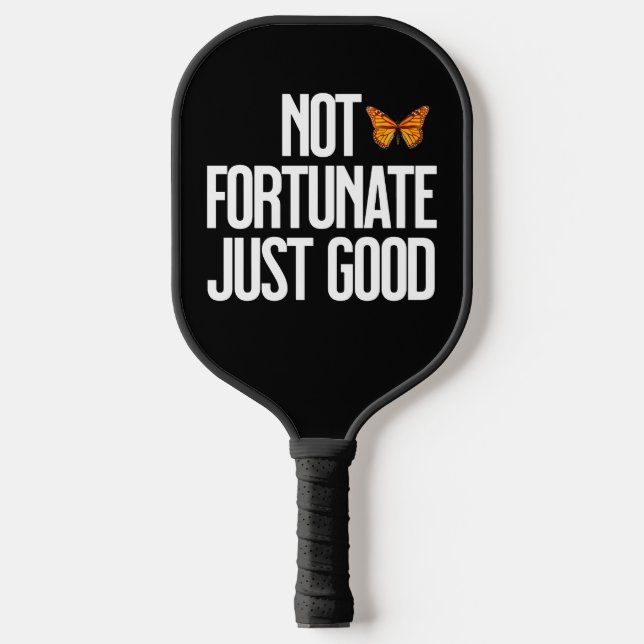 Raquette De Pickleball Citation Papillon Monarch 'Pas De Chance, Simpleme (Recto)