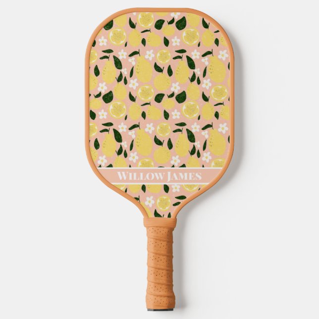 Raquette De Pickleball Citron Imprimer Customisé Pickleball Paddle (Recto)