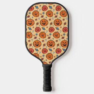Raquette De Pickleball Citrouille éffrayant Motif Halloween