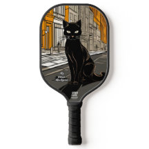 City Chat Noir Pickleball Personnalisé Paddle