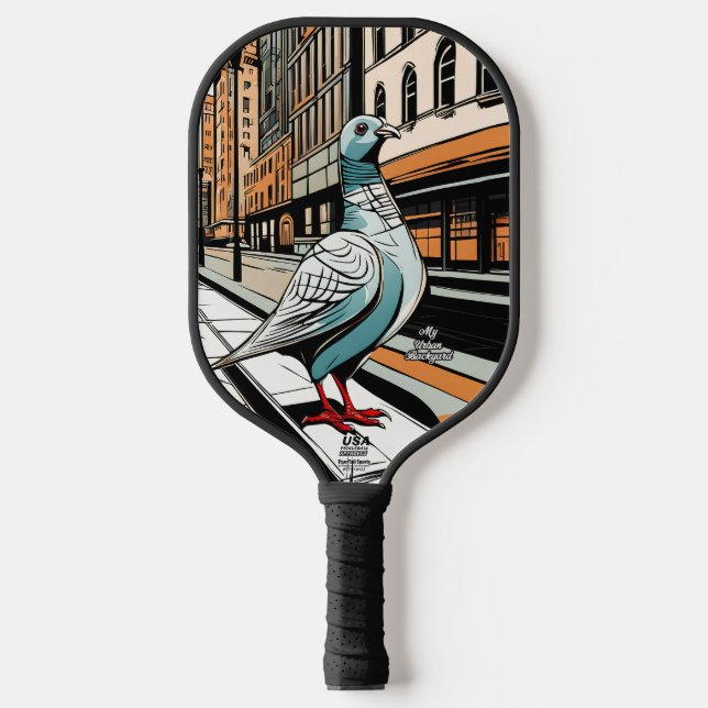 Raquette De Pickleball City Pigeon Pickleball Personnalisé Paddle (Recto)