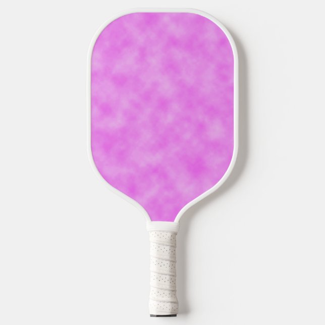 Raquette De Pickleball Clair rose violet violet Motif nuageux (Recto)