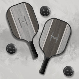 Raquette De Pickleball Classic Bois Teint Tec Cèdre Reverse