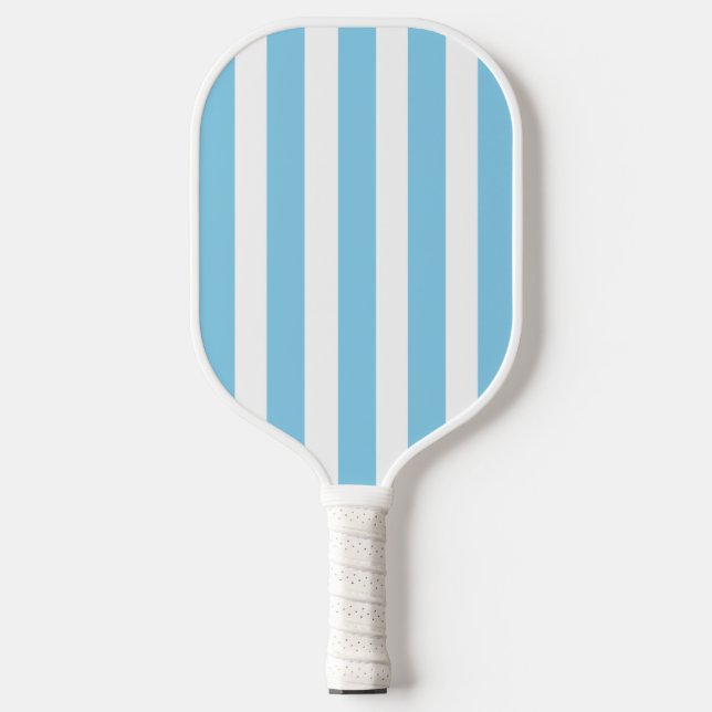 Raquette de Pickleball Classique Bleu Clair Blanc (Recto)