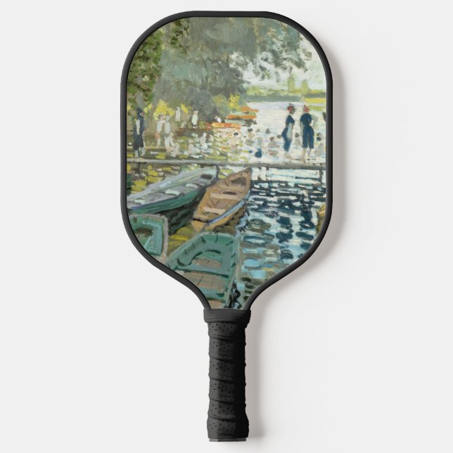 Raquette De Pickleball Claude Monet. Baigneurs à La Grenouillère (Recto)