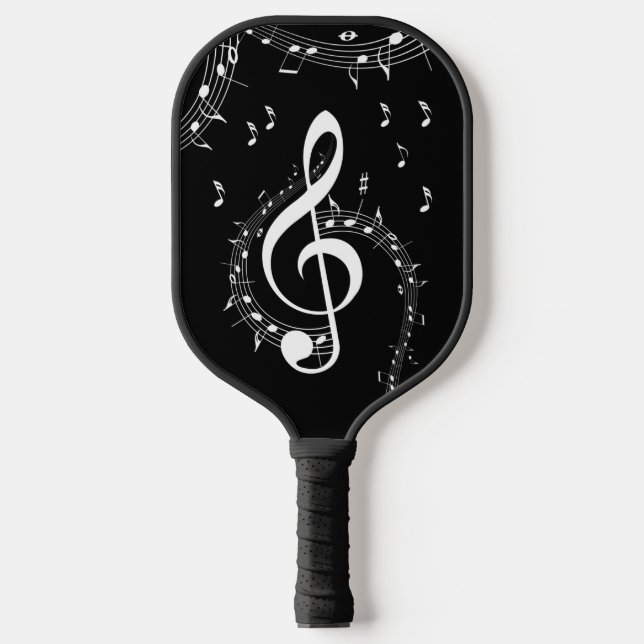 Raquette De Pickleball Climacic G Clef Music Black (Recto)