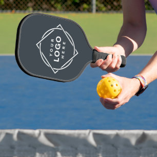 Raquette De Pickleball Code QR noir élégant et élégant