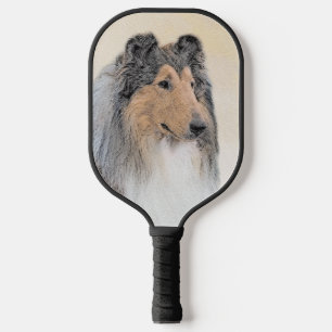 Raquette De Pickleball Collie (Rough) Peinture - Cute Original Chien Art