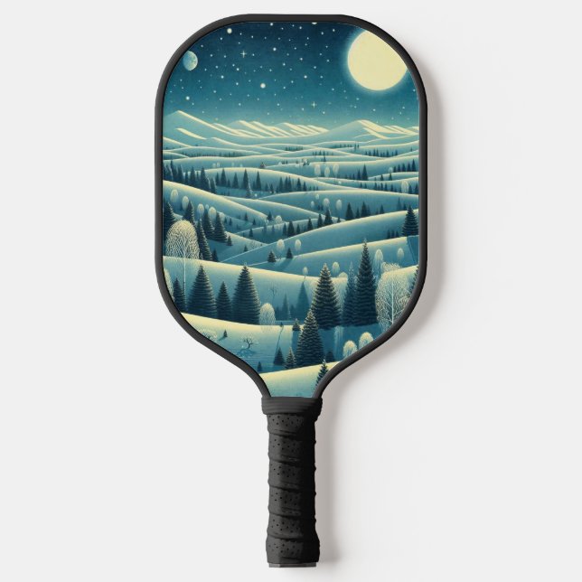 Raquette De Pickleball Collines d'hiver (Recto)