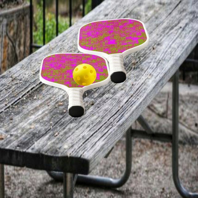Raquette De Pickleball Color Medley (Color Medley is a good name for this vivid pattern of colors!)