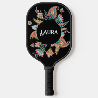 Raquette De Pickleball Coloré Paisley Personnalisé